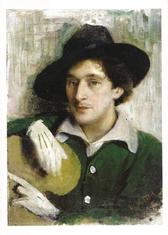 Ю. М. Пэн. Портрет М. З. Шагала. 1914.