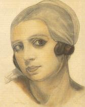 С. Ю. Судейкин. Портрет В. А. Судейкиной-Боссэ. 1921.