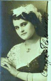 Сандра Беллинг. Ок. 1913. Фотография с автографом. Arnold Schonberg Collection, Music Division. Library of Congress.