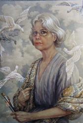 Г. А. Александрова. Автопортрет. 1988